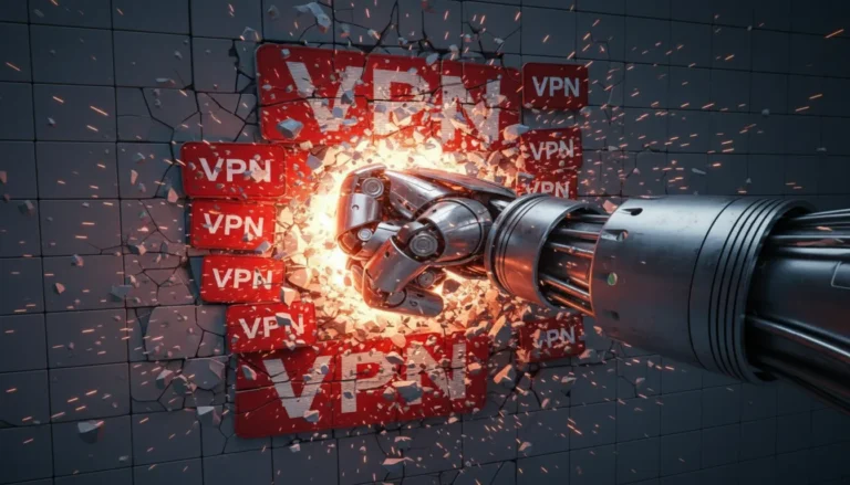 Кулак разбивающий VPN. Нейросети в России Без VPN