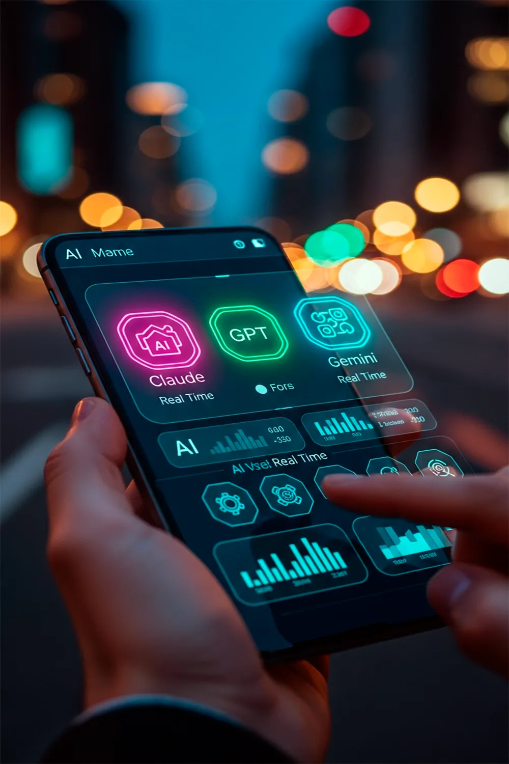 Смартфон с интерфейсом нейросетей GPT, Claude и Gemini. Как использовать новые нейросети 2026 в России без VPN.