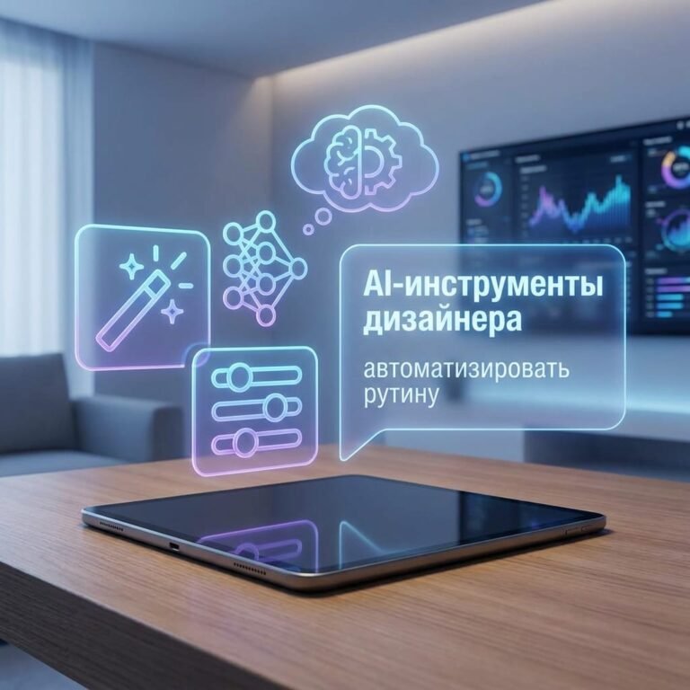 AI-инструменты дизайнера: как автоматизировать рутину